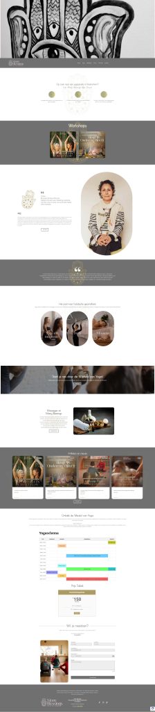 Website design voor Many Blessings door Bristu Studio